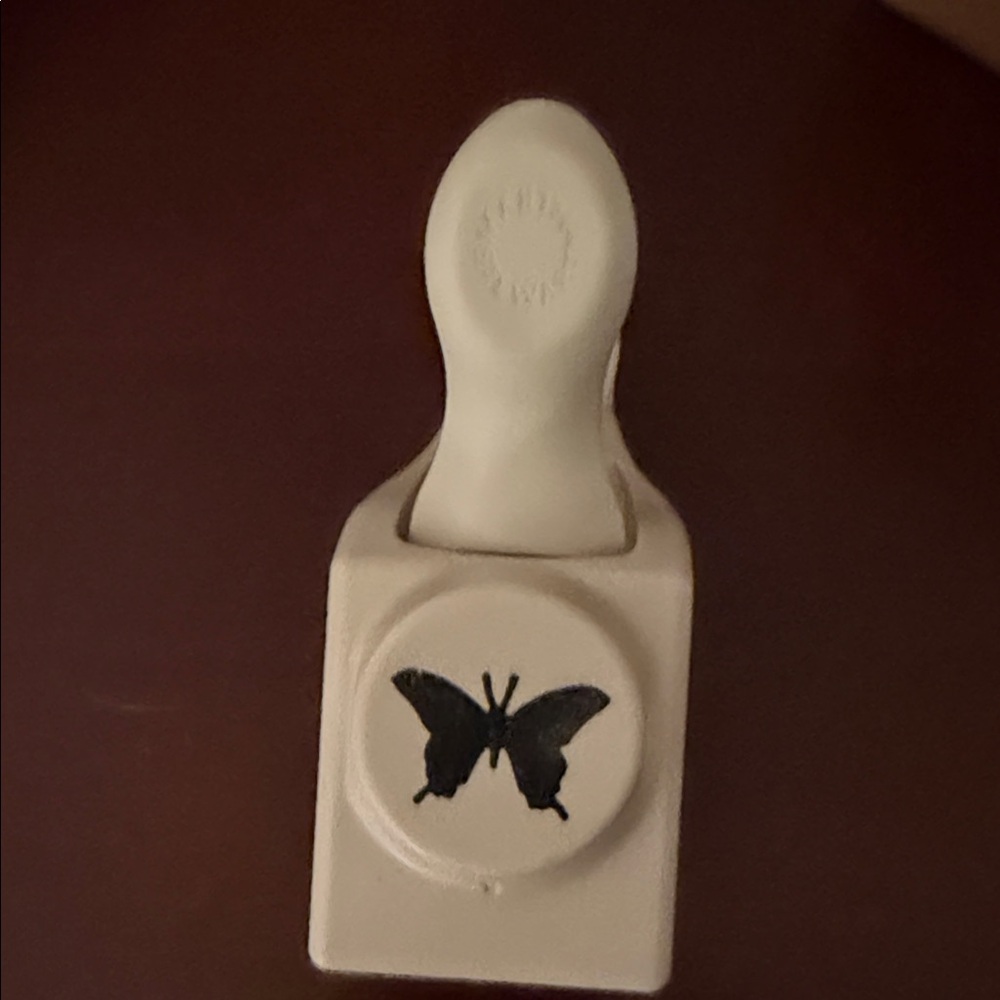 Martha Stewart Cream and Black Butterfly Punch